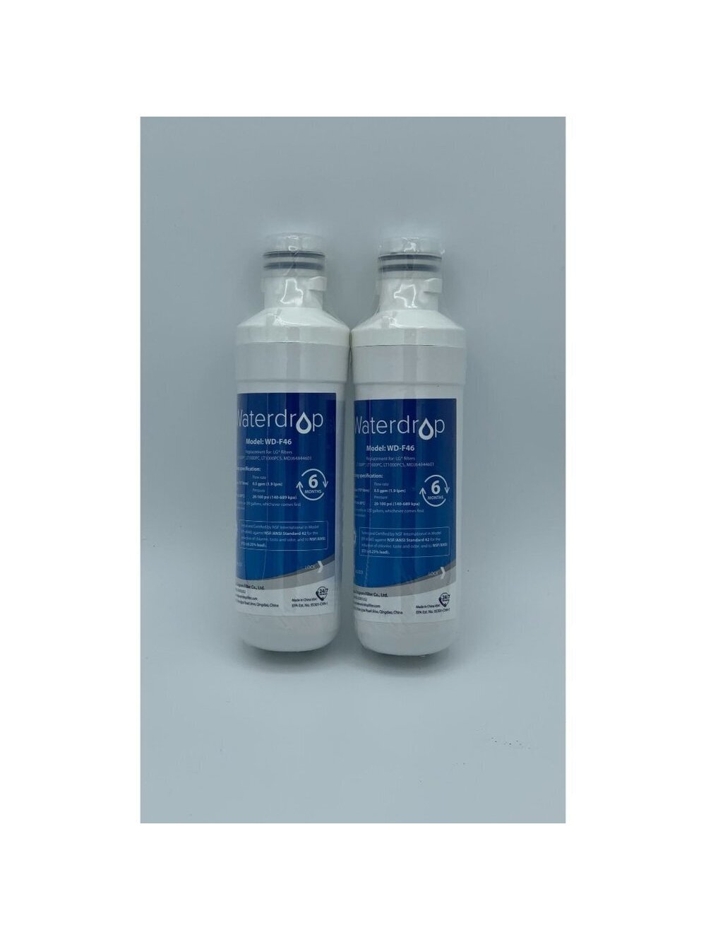 Waterdrop Model WD-F46, 2 Pack NEW in Factory Seal